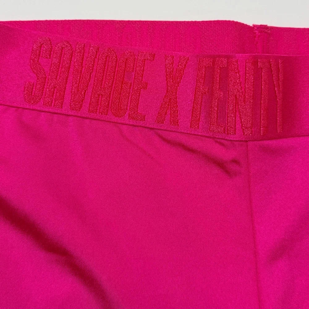 Pink Leggings Athleisure Savage X Fenty Sports Casual Lounge Pants Active Wear - Picture 8 of 17